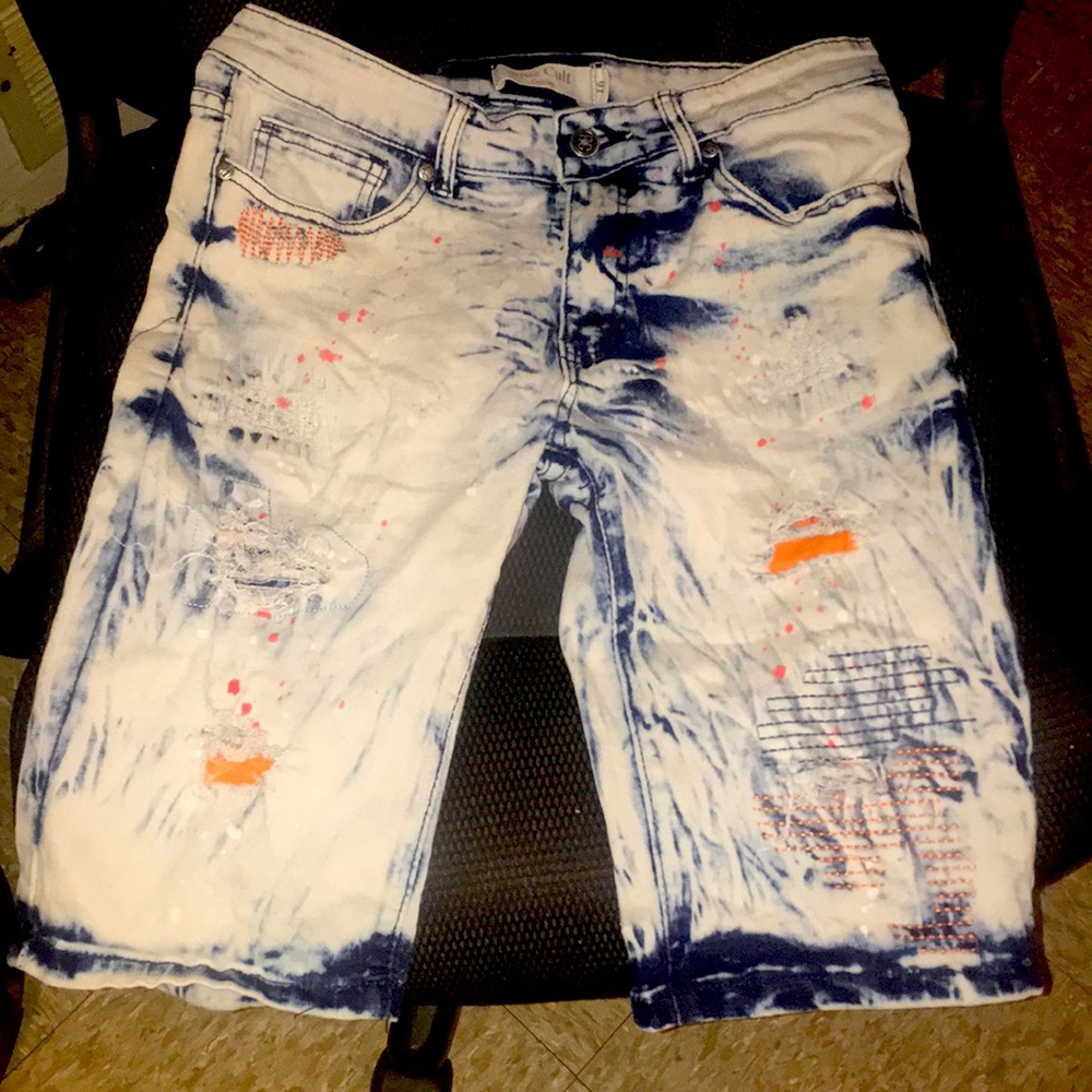 These are Blue Cult Denim shorts size 16